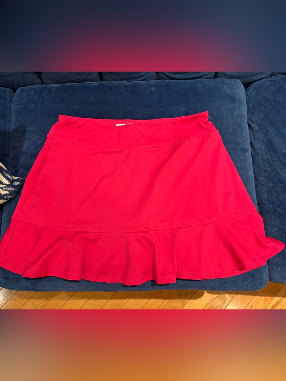 Tommy Bahama Golf Pink Ruffle-Hem A-Line Skort